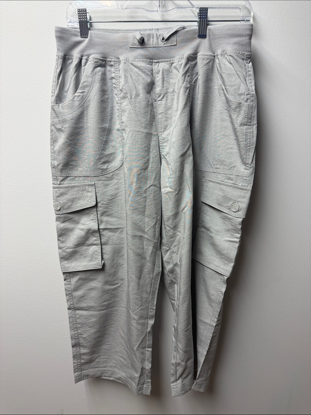 Light Gray Cargo Jogger Pants